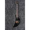 Custom Built Kawai Moonsalut Electric Guitar Black Real Abalone