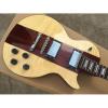 Custom Built Cream Brown Tiger Maple Top LP 6 String Electric Guitar Spotlight Special