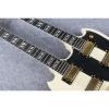 Custom Shop Jimmy Page Design SG White EDS 1275 Double Neck Guitar