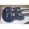 Custom Shop Don Felder SG Deep Blue EDS 1275 Double Neck Electric Guitar