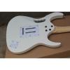 Custom Shop Left Handed Ibanez Jem7v White Steve Vai Guitar
