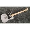 Custom Fender Left Handed Slick Silver Telecaster Blacktop Guitar Baritone Scale length 28 5/8 Inch 23 frets