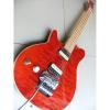 Custom Shop Music Man Ernie Ball Orange Quilted Maple Top 6 String Guitar