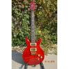 Custom 24 Frets Paul Reed Smith Red Flame Maple Top Guitar
