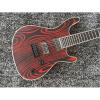 Custom Shop Setius GTM 7 Gothic Figured Red and Black Ash Top Mayones Guitar Japan Parts Katatonia