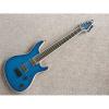 Custom Built Regius 7 String Royal Blue Maple Top Mayones Guitar