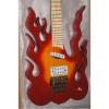 Custom  Shop Fire Flame Electric Guitar Carvings Floyd Rose Tremolo