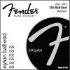 Fender 130 Clear/Silver Classical Nylon Guitar Strings - Ball End