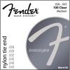 Fender 100 Clear/Silver Nylon Classical Guitar Strings - Tie End