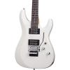 Schecter Guitar Research C-6 Deluxe with Floyd Rose Trem Electric Guitar Satin White