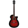 Ibanez AEG10II Cutaway Acoustic-Electric Guitar Transparent Red Sunburst