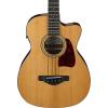 Ibanez Artwood Vintage AVCB9CENT Electric-Acoustic Bass Guitar Gloss Natural