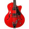 Godin 5th Avenue Uptown GT Guitar with Bigsby Transparent Red Flame