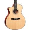 Chaylor 200 Series 214ce-N-L Grand Auditorium Nylon String Left-Handed Acoustic-Electric Guitar Natural