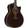 Chaylor Custom #10105 8-String Baritone Grand Symphony Acoustic-Electric Guitar Charcoal