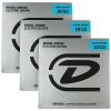 Dunlop Super Bright Light Top/Heavy Bottom Nickel Wound Electric Guitar Strings (10-52) 3-Pack