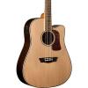 Washburn Heritage Series HD27SCE Abalone Rosette Acoustic-Electric Guitar Natural