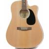 Full Size Thinline Acoustic Electric Guitar with Gig Bag Case &amp; Picks - Natural Finish