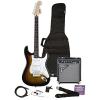 Squier 030-1600-032 SE Electric Guitar and Amplifier Starter Pack, Brown Sunburst (Discontinued by Manufacturer)
