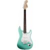 Squier Affinity Series Stratocaster Electric Guitar with Rosewood Fingerboard Surf Green Rosewood Fingerboard