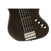 Squier by Fender Deluxe Active Jazz Bass V String, Black
