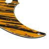 IKN Pickguard Scratch Plate SSS w/Screws for Squier Style Guitar ,Tawny Stripe