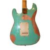 Sawtooth Handcrafted Americana ES Relic Solid Body Electric Guitar with Hard Case, Surf Green