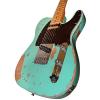 Sawtooth Handcrafted Americana ET Relic Solid Body Electric Guitar with Hard Case, Surf Green