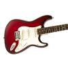 Squier by Fender Standard Stratocaster Electric Guitar - Crimson Red Transparent - Rosewood Fingerboard