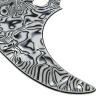 IKN SSS Zebra Stripe Squier Style Guitar Pickguard Scratch Guard W/screws Self-adhesive