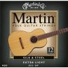 Martin M200 Silk &amp; Steel 12-String Folk Guitar Strings, Extra Light