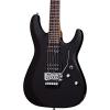 Schecter Guitar Research C-6 Deluxe with Floyd Rose Trem Electric Guitar Satin Black