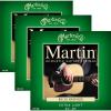 3 Pack - Martin M170 80/20 Bronze Acoustic Guitar Strings Set - Extra Light