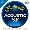 Martin MSP4200 Phosphor Bronze Medium Acoustic Guitar Strings (5 Pack)