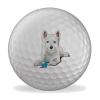 Westie West Highland Terrier Martin Wiscombe 6 X Printed Golf Balls
