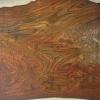 super figured Cocobolo Rosewood, planed 3 inches thick ONE BOARD FOOT kiln dried