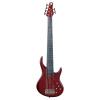 MTD Kingston &quot;The Z&quot; Bass Guitar (6 String, Fretless with Lines, Transparent Cherry)