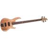 ESP LTD B-204SMNS Spalted Maple Natural Satin Electric Bass with Gig Bag and guitarVault Accessory Pack