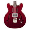 Guild Starfire Bass CHR-KIT-1 Semi-Hollow Electric Bass Guitar, Cherry Red