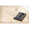 KSM FOUNDATION Bass Bridge (4-string) &quot;Black Body with Nickel Bolts&quot;
