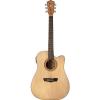 Washburn WD7SCE Harvest Series Solid Sitka Spruce/Mahogany Dreadnought Cutaway Acoustic-Electric Guitar - Natural Gloss