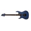 Washburn Parallaxe PXM Series Lefty Electric Guitar - Quilt Trans Blue