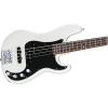 Fender Deluxe Active P Bass Special - Olympic White, Rosewood Fingerboard w/ Deluxe Gig Bag, Stand, and Tuner