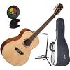 Washburn WLO10S Orchestra Acoustic Guitar w/ Gig Bag, Stand, and Tuner