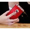 iPhone 6 Plus Case, Bonice Diamond Glitter Luxury Crystal Rhinestone Soft Rubber Bumper Bling Case with 360 Degree Rotating Ring Grip/Stand Holder/Kickstand For iPhone 6S Plus - Red