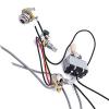Surfing Electric Guitar 2 Humbucker Wiring 3way Toggle Switch and 1v1T electronic 500k