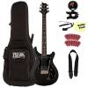 PRS S2 Standard 22 Satin, Dots, Charcoal guitarvault Package