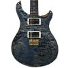 PRS CME Wood Library Custom 24 10 Top Quilt Faded Whale Blue w/Pattern Regular Neck