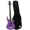 Ibanez GIO GSRM20MPL Metallic Purple 28.6&quot; Scale 4 String Bass Guitar w/ Gig Bag