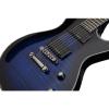 Schecter Blackjack Slim Line Series SOLO 6-String Electric Guitar, See-Thru Blue Burst, with Active Pickups